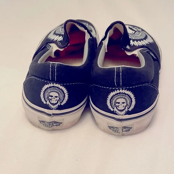 RARE Vans Slip-On Chief Skull Men’s Sz 9 - Picture 4 of 7